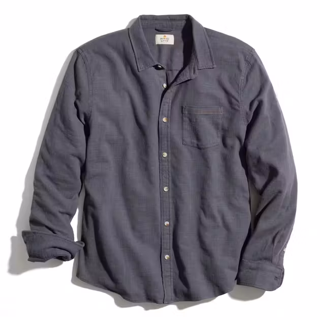 Classic Stretch Selvage Long Sleeve Shirt